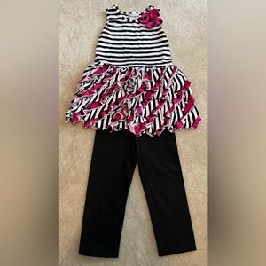 Girl’s Outfit - Bonnie Jean - Size 6 - 2 Pieces